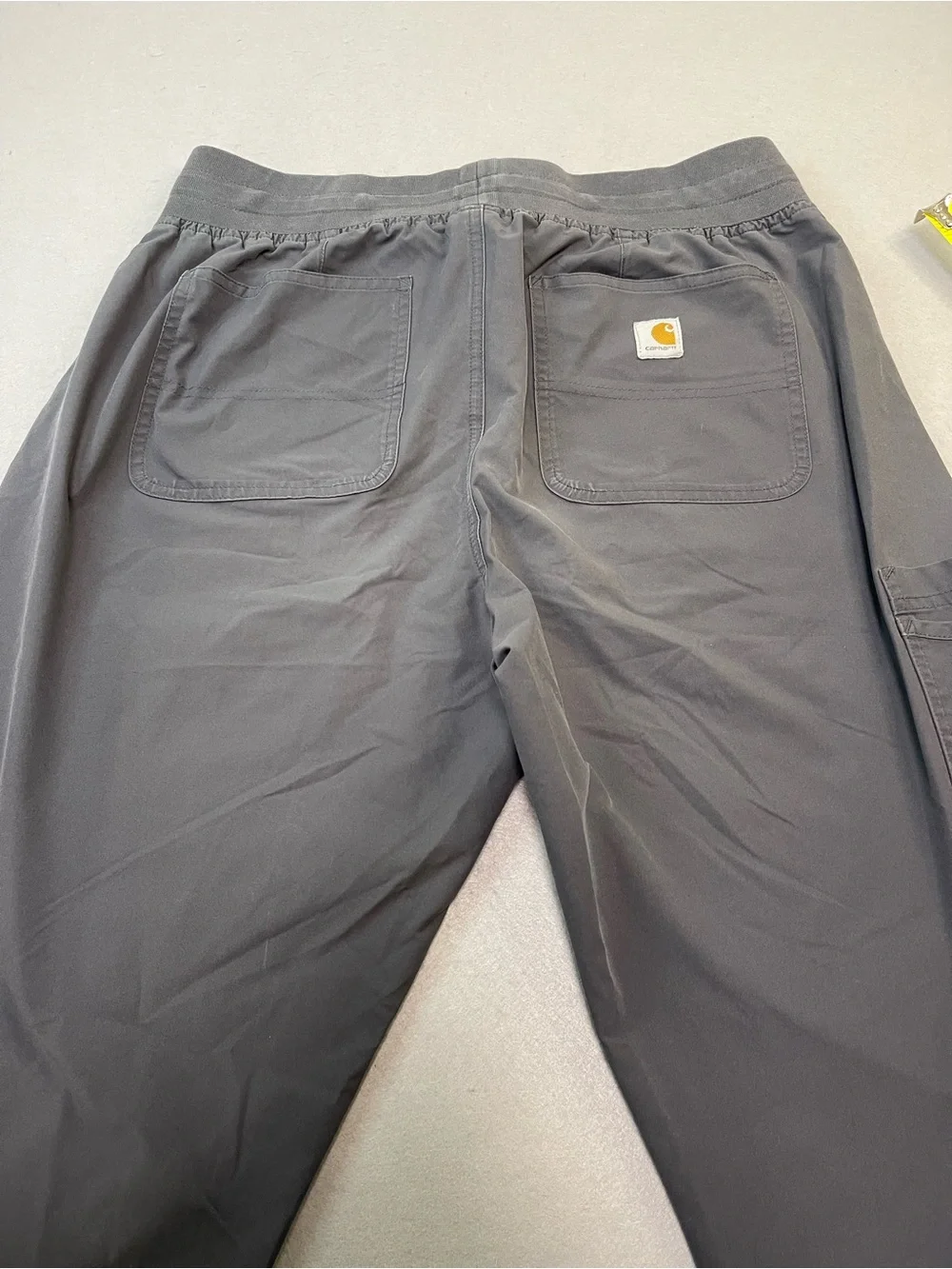 Women’s Carhartt Gray Cargo Scrub Pants Regular, Size: Large